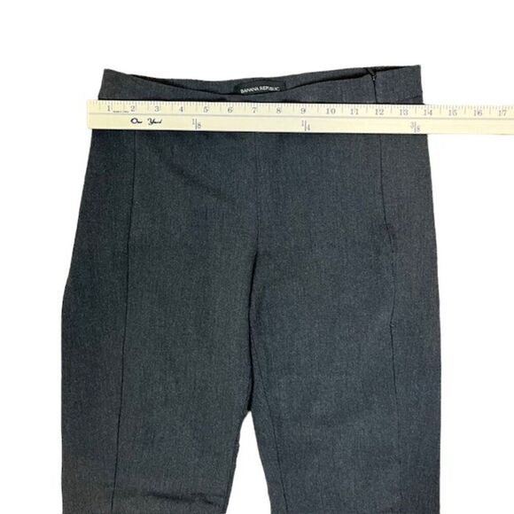 Banana Republic Women's Stretch Trousers Dark Charcoal Gray Size 2 - Picture 3 of 10